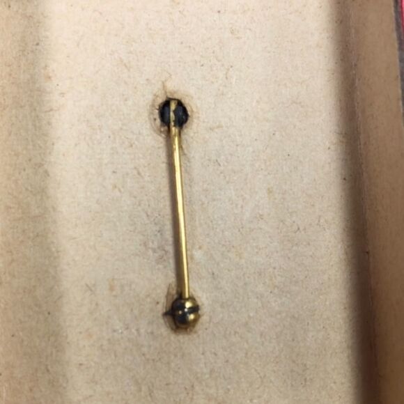 Vintage USN Navy TT Pin/Brooch & Original Box - Picture 4 of 4